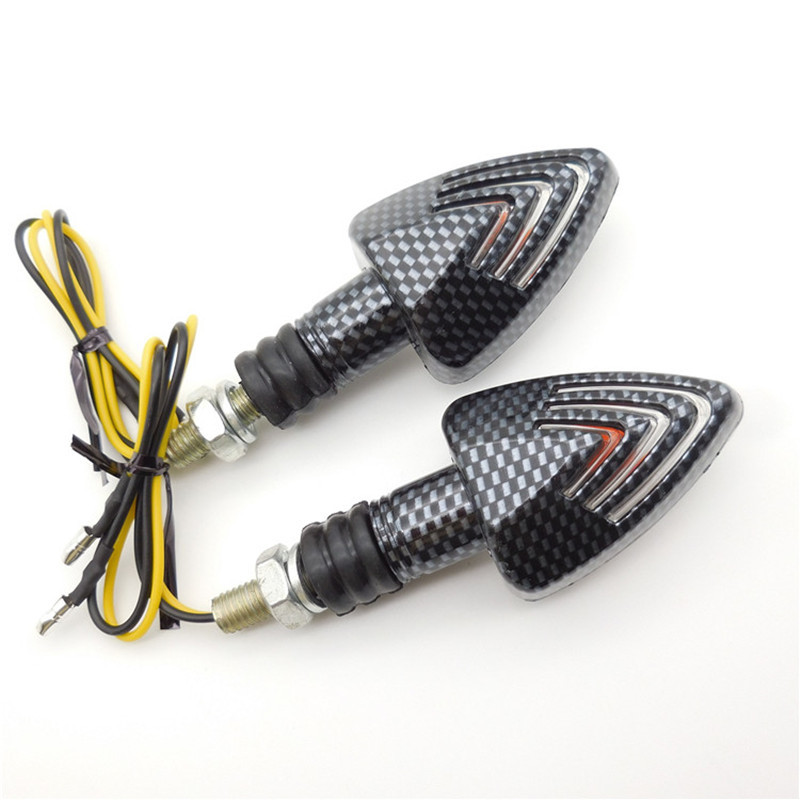 CH - 1004 lámpara de motocicleta triangular lámpara de dirección de lámpara de dirección de piel de serpiente de automóvil eléctrico
