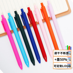 カラー学生ペンマカロンキャンディー色クリエイティブ印刷ロゴスプレー押し中性ペン