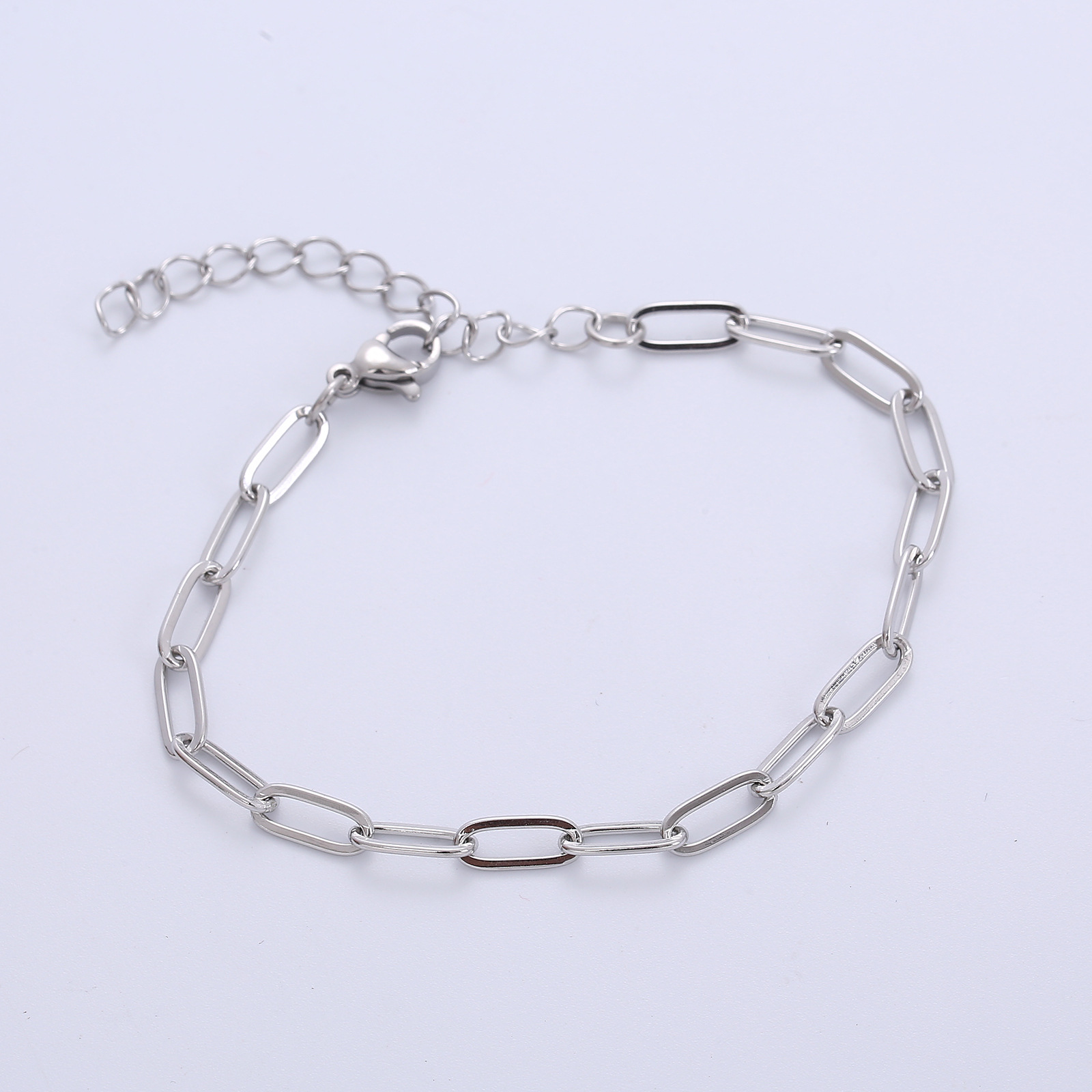 No Inlaid Inlay Material Bracelets Classification Simple Style Geometric 304 Stainless Steel 18K Gold Plated No Inlaid Stainless Steel Bracelets In Bulk