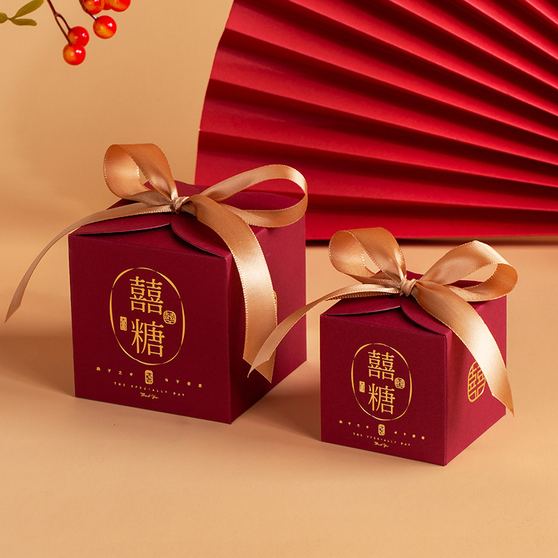 버건디 캔디 + 골드 실크