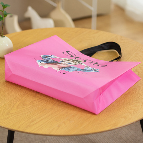 Non-woven thickened waterproof shopping bag cosmetic bag women's clothing handbag gift bag