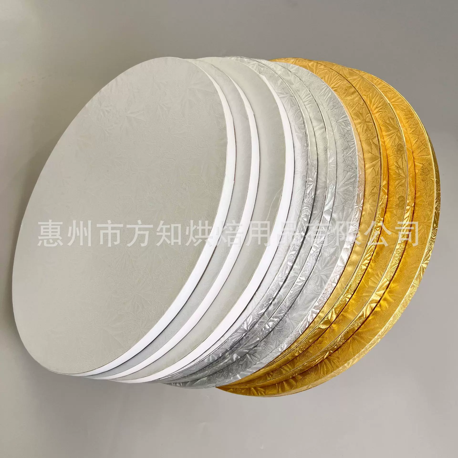 方知烘焙用品10寸蛋糕底托瓦楞纸蛋糕托供应商批发