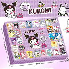 サンリオ水晶公仔漫画洞楽40入小学生児童六一プレゼントストラップ盲箱スタンプ