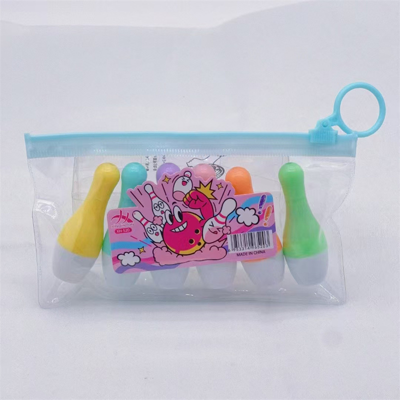 Mayorista transfronteriza multicolor resaltador mini fruta encantador resaltador multicolor conjunto de dibujo puntero marcador pluma