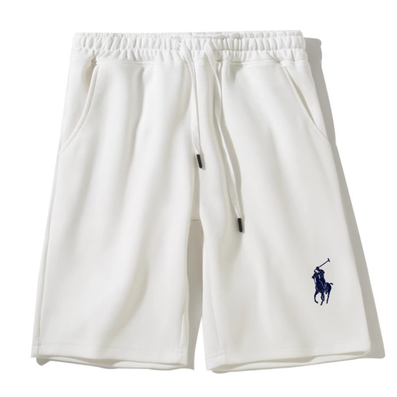Thin Cotton Shorts, Paul Sports Casual Versatile Shorts for Men, Summer Pure Cotton Loose Straight-Leg Five-Point Pants with Embroidery