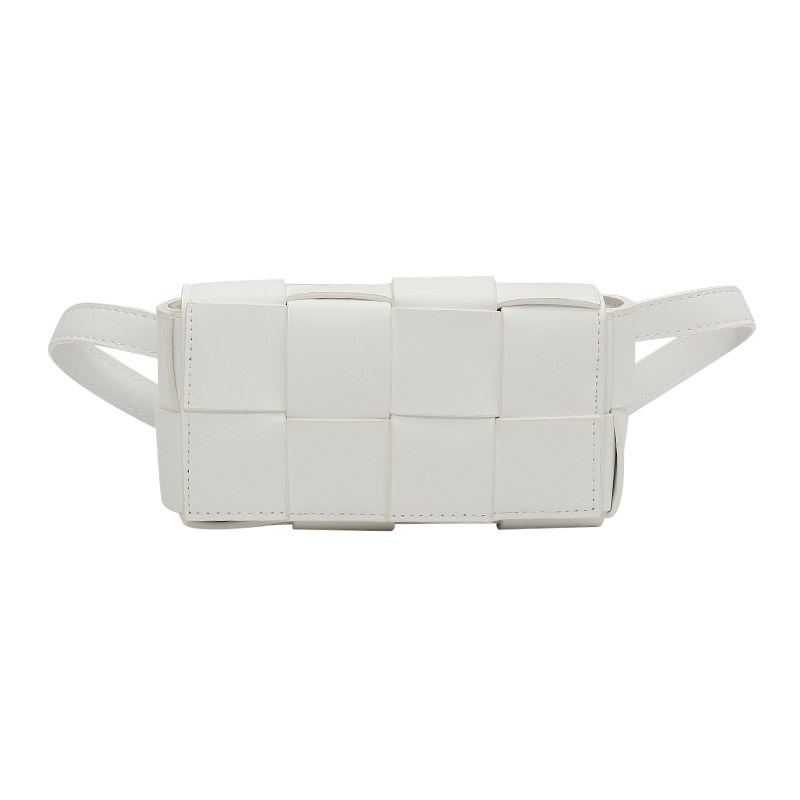 Bolso de Mujer de un Solo Hombro, Estilo Coreano, Versátil, Tejido a Mano, Bolso de Pecho, Bolso Cuadrado Pequeño, Artículo Popular de Primavera/Verano 2024