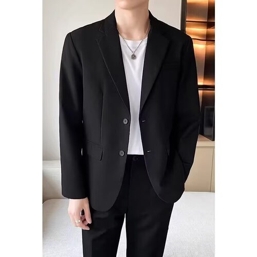 Spring and Autumn New Business Suit Jacket for Men, Formal Professional Suit Set with a Sense of Sophistication, Leisure Western Suit, Complete Set for Men, Trendy
