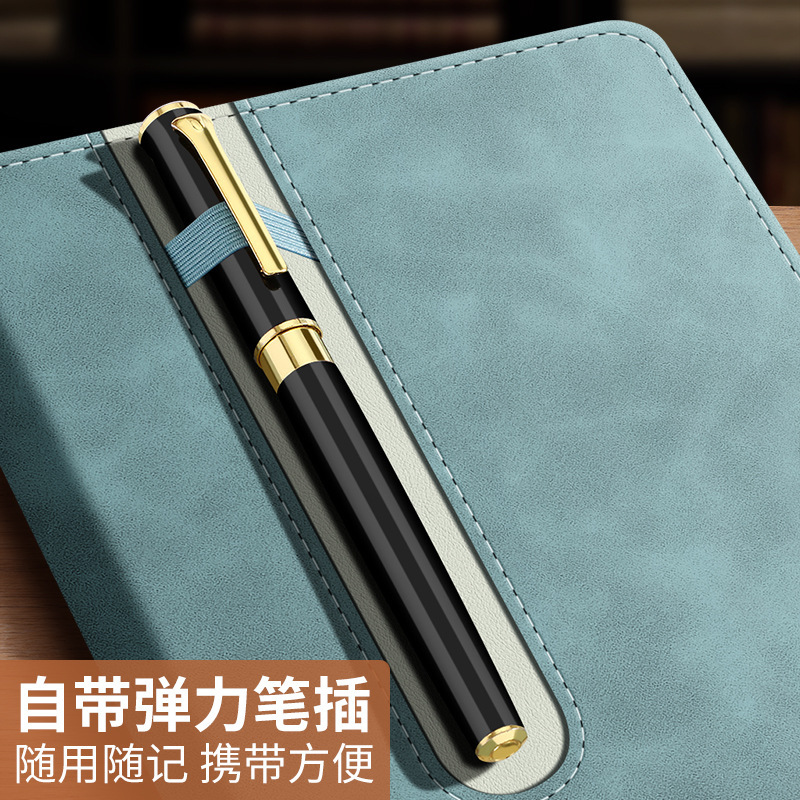 Cuaderno de cuentas A5 de alto valor personalizado cuaderno de cuentas de negocios de cuero PU cuaderno de cuero de oficina cuaderno grueso