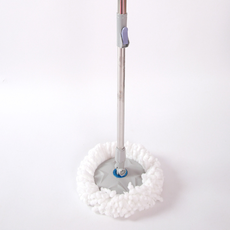 Doble mango cuadrado giratorio fregadero fabricante de barril sin lavado a mano perezoso para el hogar seco buen trapeador de tela para aumentar el trapeador