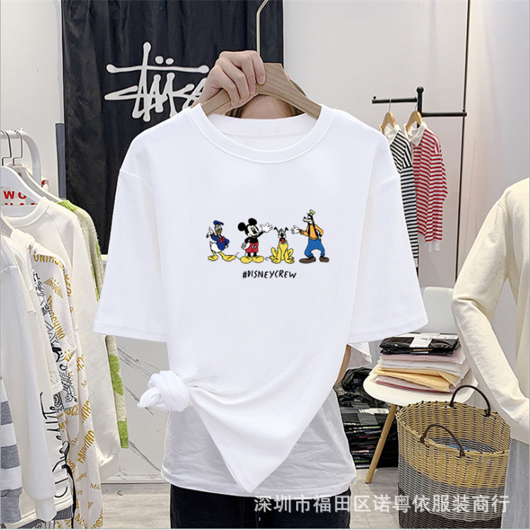 女装白色短袖T恤