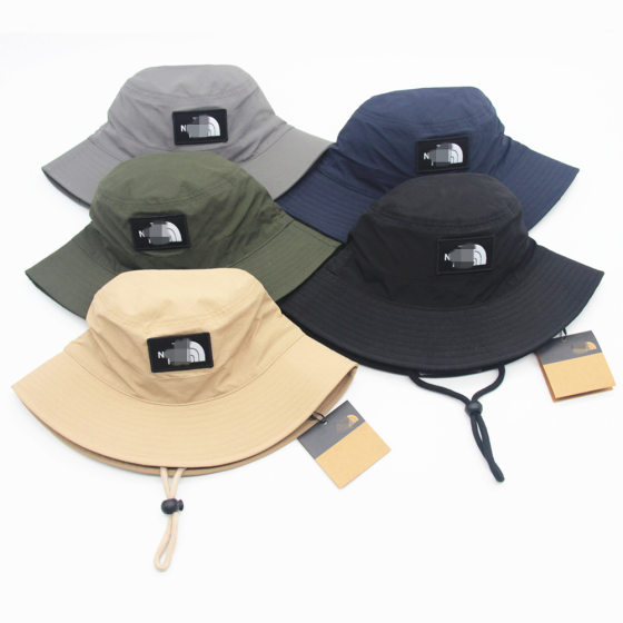 Wholesale in stock Quick-drying Drawstring Windproof Fisherman Hat Trendy Thin Basin Hat Women Men's Summer Outdoor Waterproof Fishing Cap