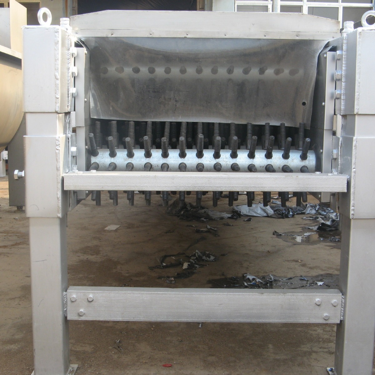 供应卧式家禽脱毛机  大型平板脱羽机 鸡鸭鹅打毛机 禽类屠宰设备