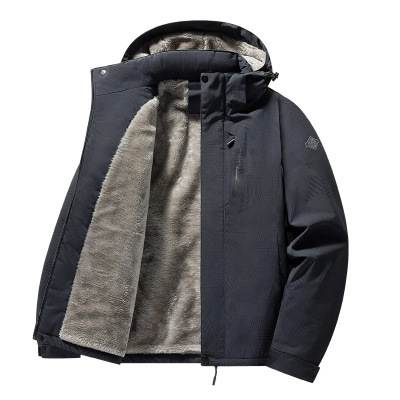 2026 Winter Men's Fleece-Lined Jacket, Thickened Baseball Collar Cotton Coat for Autumn and Winter, Casual Loose Fit, Large Size for Middle-Aged Men 2026 Winter Men's Fleece-Lined Jacket, Thickened Baseball Collar Cotton Coat for Autumn and Winter, Casual Loose Fit, Large Size for Middle-Aged Men