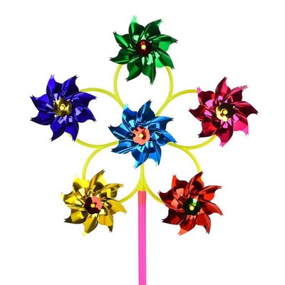Five Sequins windmill children DIY windmill experiment Start work Toys windmill Toys square gift Stall Toys