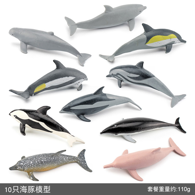 Simulación Granja modelo de juguete mini pollo pato ganso ganado ovejas aves de corral modelo Pequeño Animal Modelo En Miniatura Traje transfronterizo