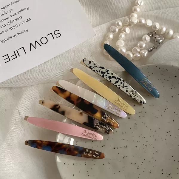 Korean-Style Acetate Hair Clip Side Clip for Women, 2026 New Model, Hairpin for Back of Head, Bangs, and Loose Hair