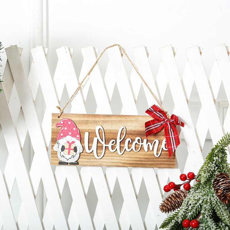 Christmas Cute Letter Wood Party Hanging Ornaments 1 Piece display picture 8