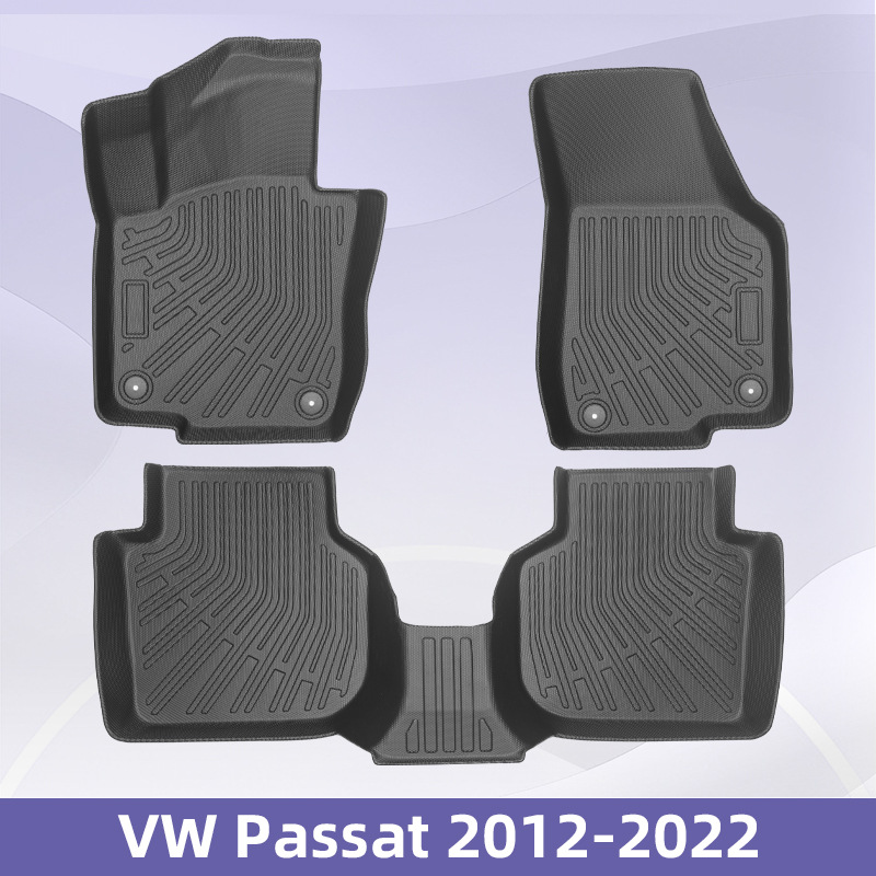 Aplicable a VW Passat 2012 - 2022 3D todo el tiempo material TPE almohadilla de pie almohadilla del maletero