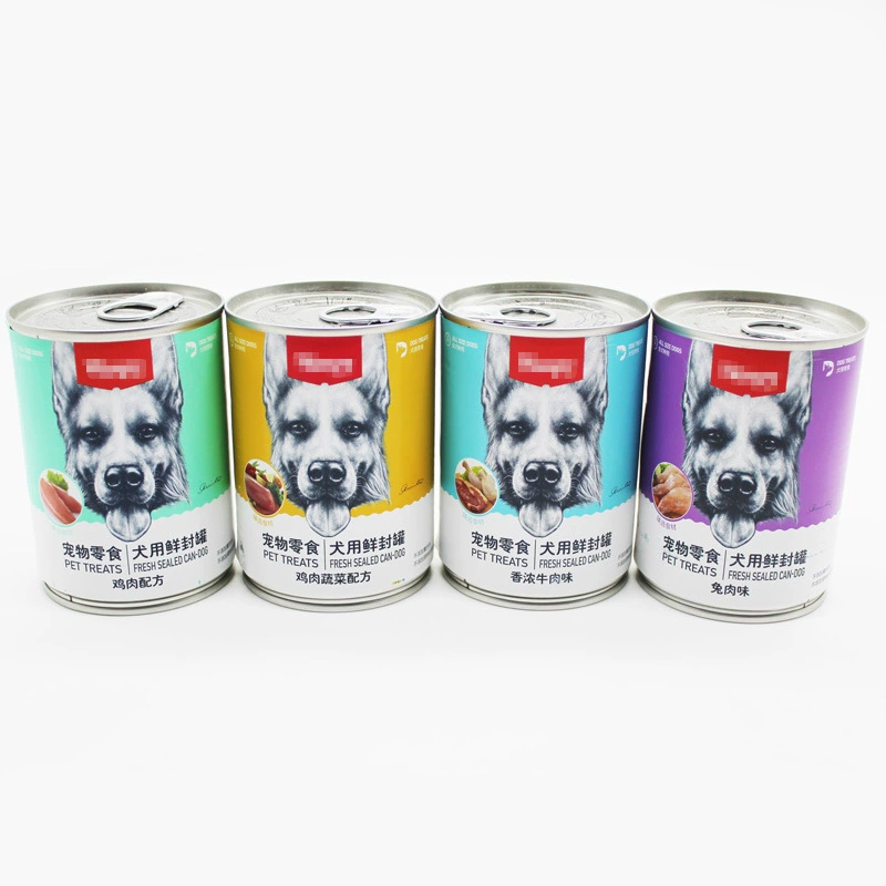 Непослушный свежий запечатанный консервированный курица говядина для собак влажный корм для щенков влажный корм смешанный рис курица говядина консервы золотистый ретривер 375 г