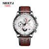 Sports waterproof swiss watch stainless steel, solid steel belt, wholesale