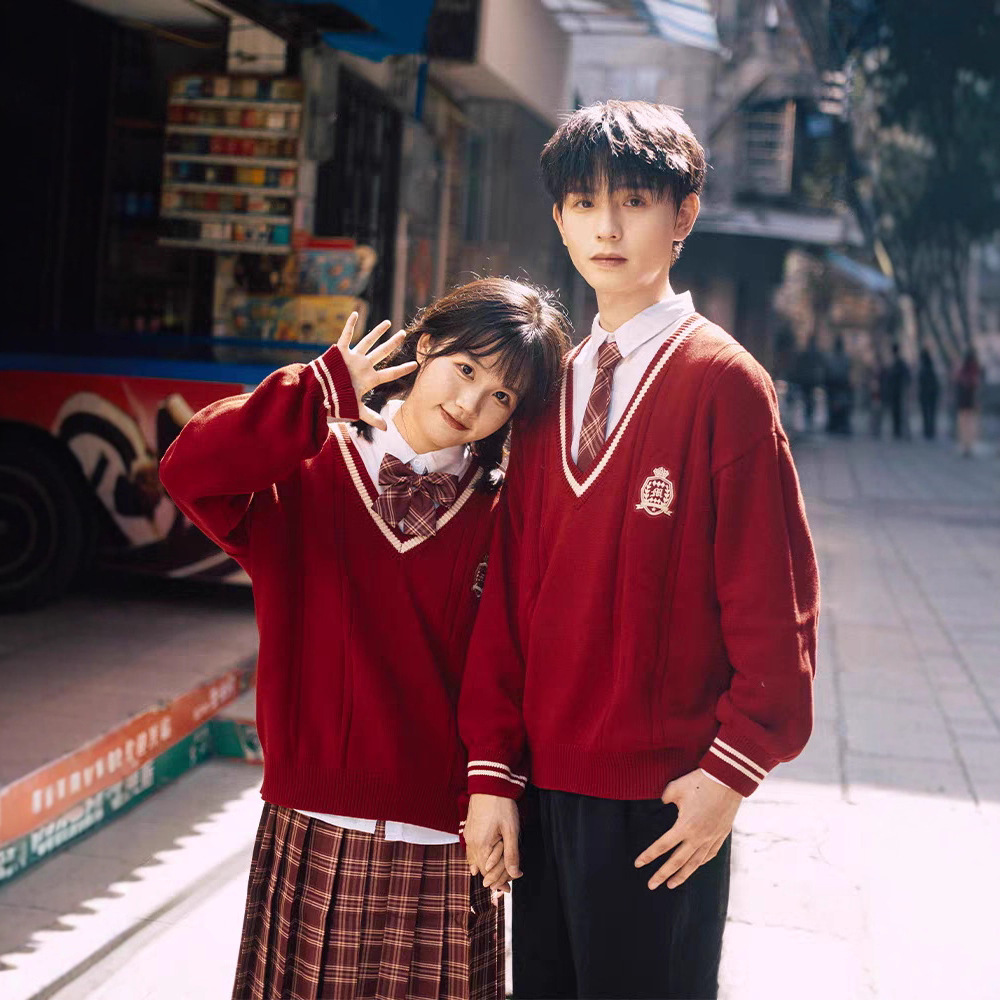 Chorus Recitation Performance Uniforms, Class Uniforms, Graduation Uniforms, Women's Suits, College Style Autum Junior High School and High School Student Sports Games