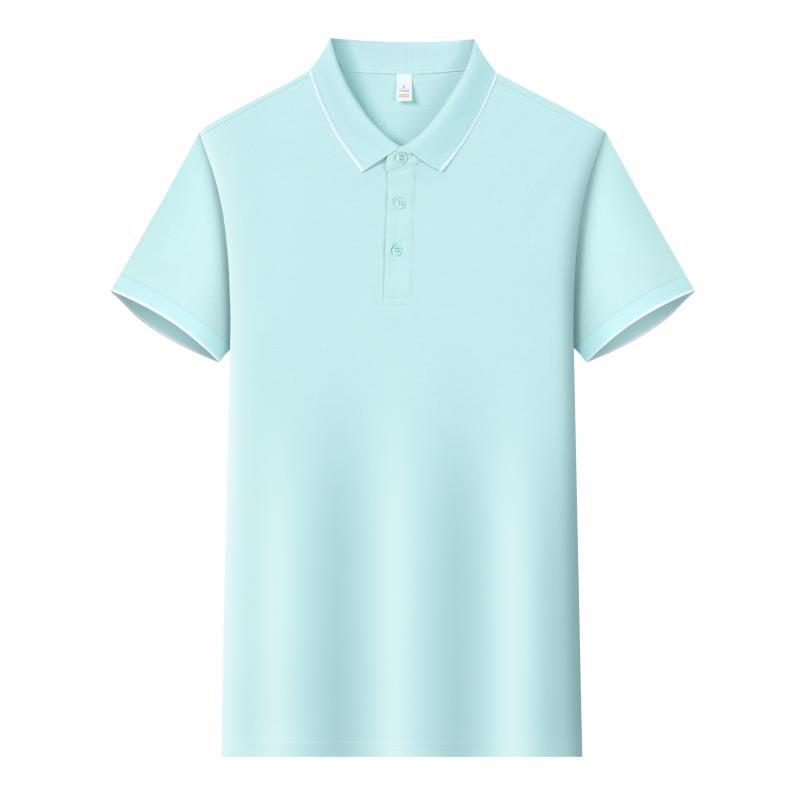220g peso pesado Solona POLO camisa verano antibacteriano fresco para hombres y mujeres primavera y verano