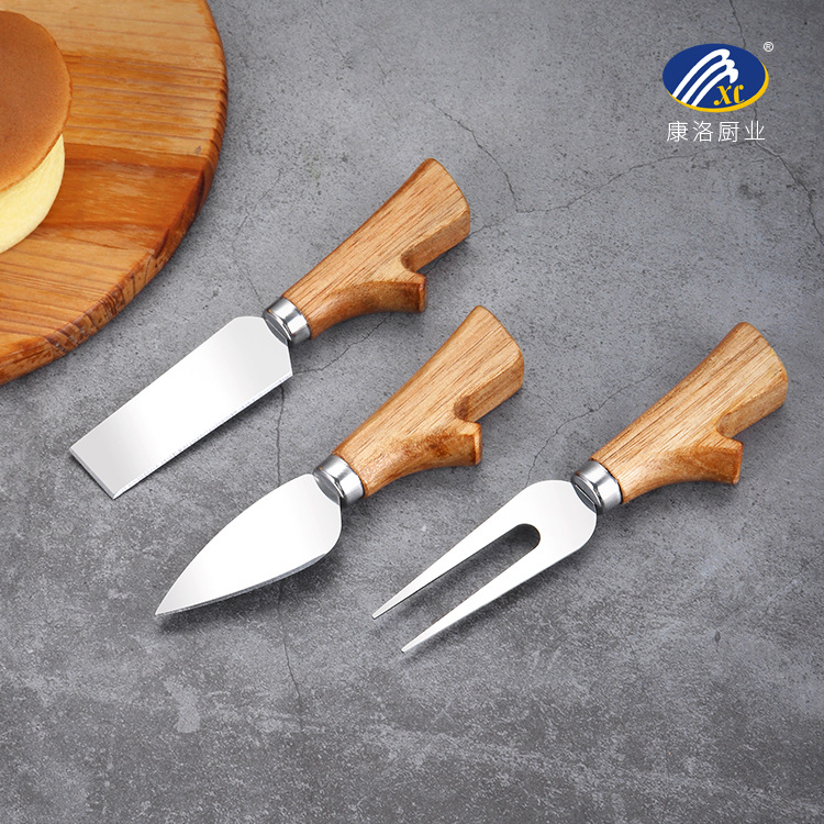 Manufactor Direct selling Cross border Antlers shape Cheese knife Shuya Cheese knife cheese suit tool Butter Diced