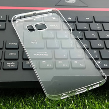 适用三星系列 S6 Edge 手机壳全包透明硬壳保护套水晶壳素材壳