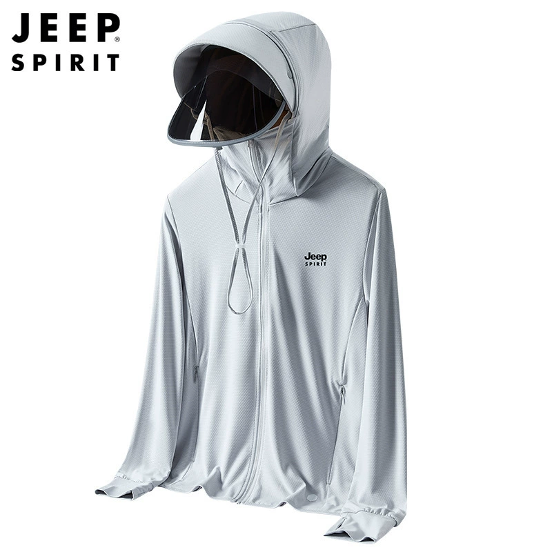 ДЫХАЮЩАЯ ПРЕДОСТОРОЖНОСТЬ КОМБИНАЦИЯ JEEP/吉普: одежда для путешествий летом с защитой от солнца, ветровка, для любимого, защита от UV