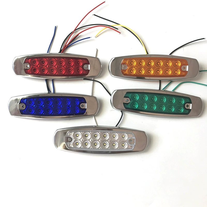Нержавеющий стальной грузовик, автофургон с аксессуарами, огни, морская яхта, индикаторная лампа