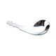 Children's short handle hardware 316 hardware curved spoon fork stainless steel fork spoon semi-finished elbow insert handle silicone