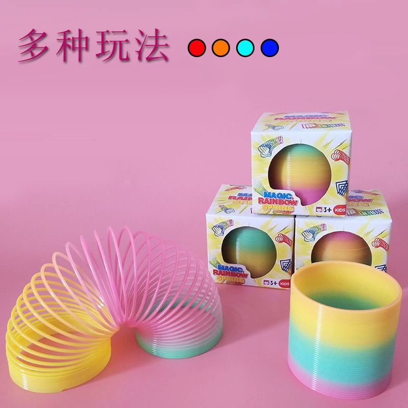 Слинки, радужная игрушка, дженга