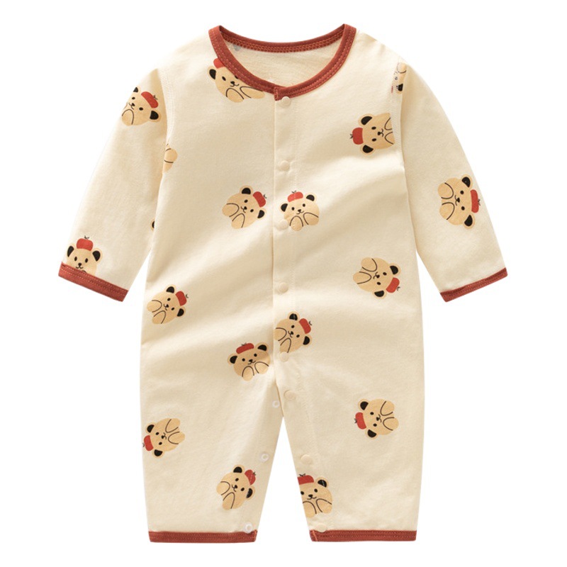 Nuevo mono de bebé primavera y verano puro algodón deshuesado dividir mameluco hombres y mujeres ropa casual mameluco fábrica directa ventas