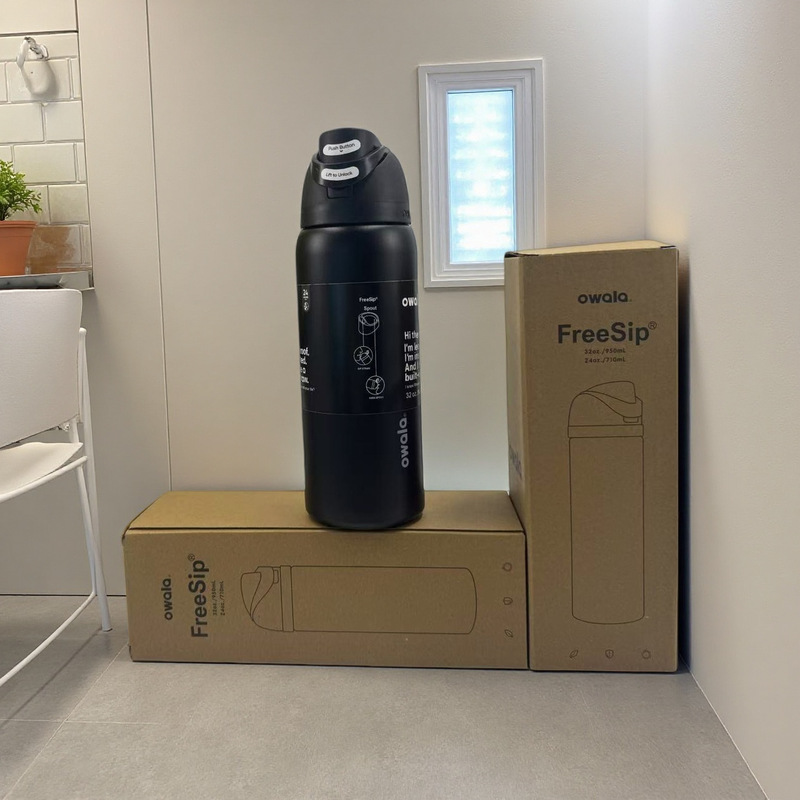 新款Owala32oz24oz运动水壶304不锈钢保温杯户外便携手提式双饮杯|undefined