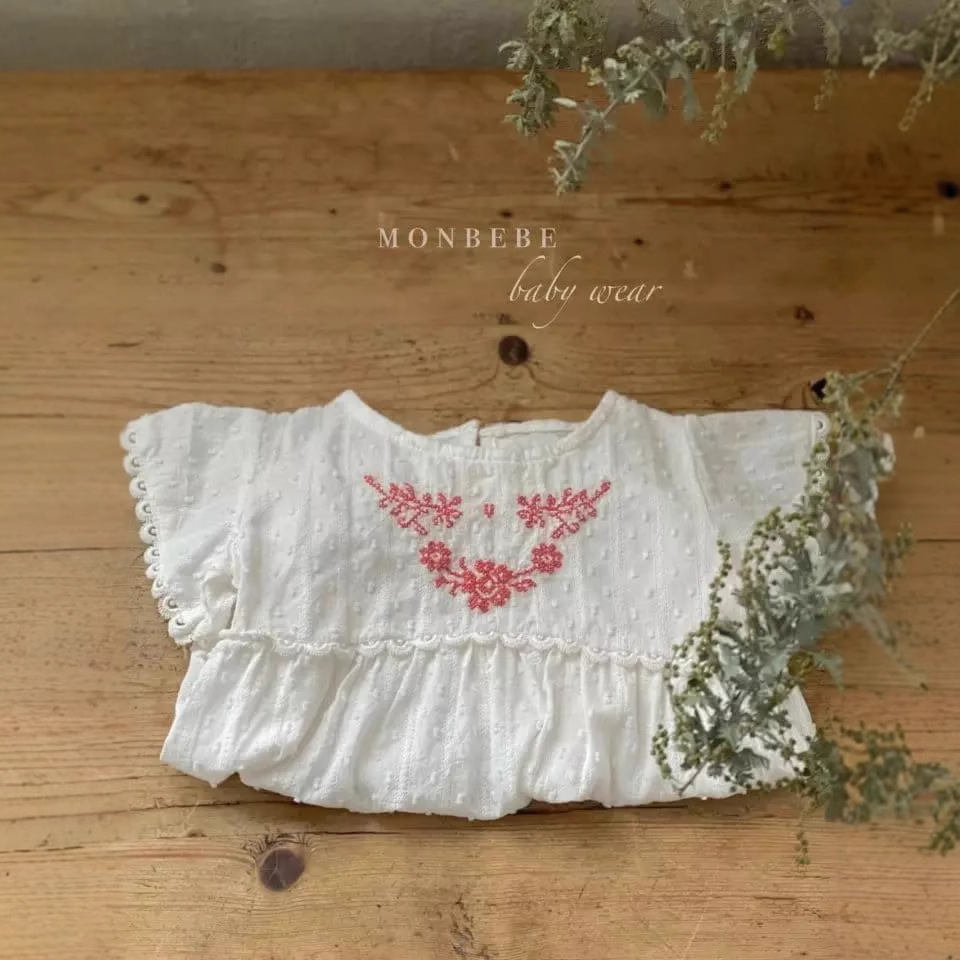 【Liquidación】Mono Bordado para Niña, Body para Bebé, Traje de Verano para Bebé, Mono de una Pieza para Niña Pequeña