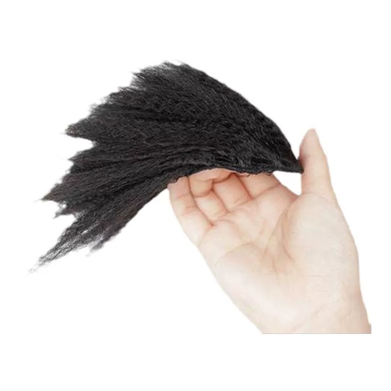 Peel de maíz almohadilla pelucón cráneo alto esponjoso artefacto femenino invisible almohadilla pelucón raíz de cabello