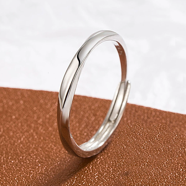 Silver Silver Male Ring
