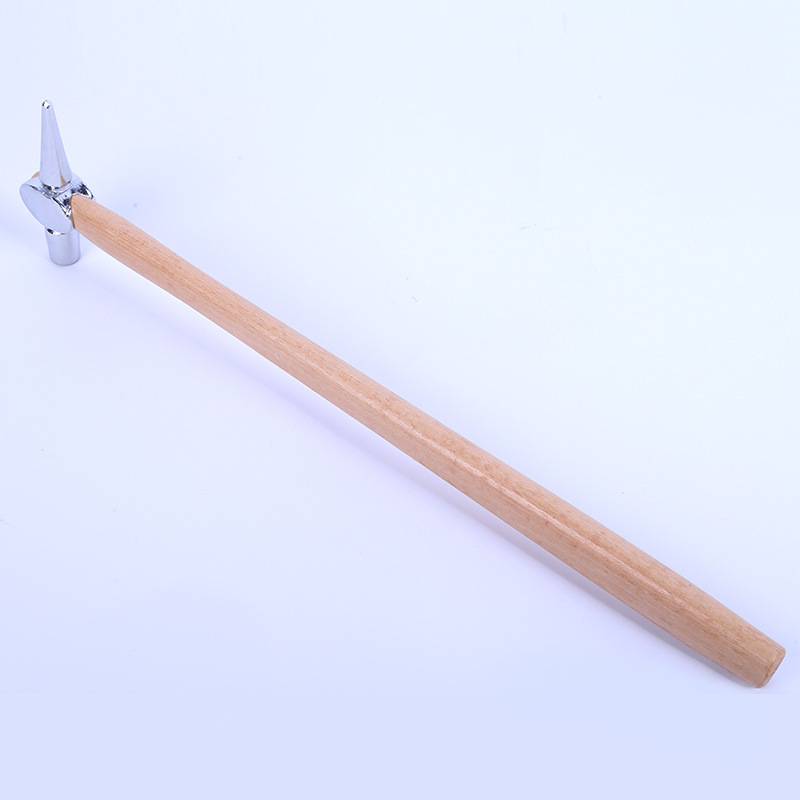 铁路检验锤300g检修五金锤碳钢木柄锤检测锤除锈锤厂家批发尖头锤