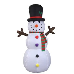 クリスマス用インフレータブル雪だるまガーデンデコレーション、バレンタインデーパーティー用ハート型エアーモデル、発光雰囲気装飾エアーモデル