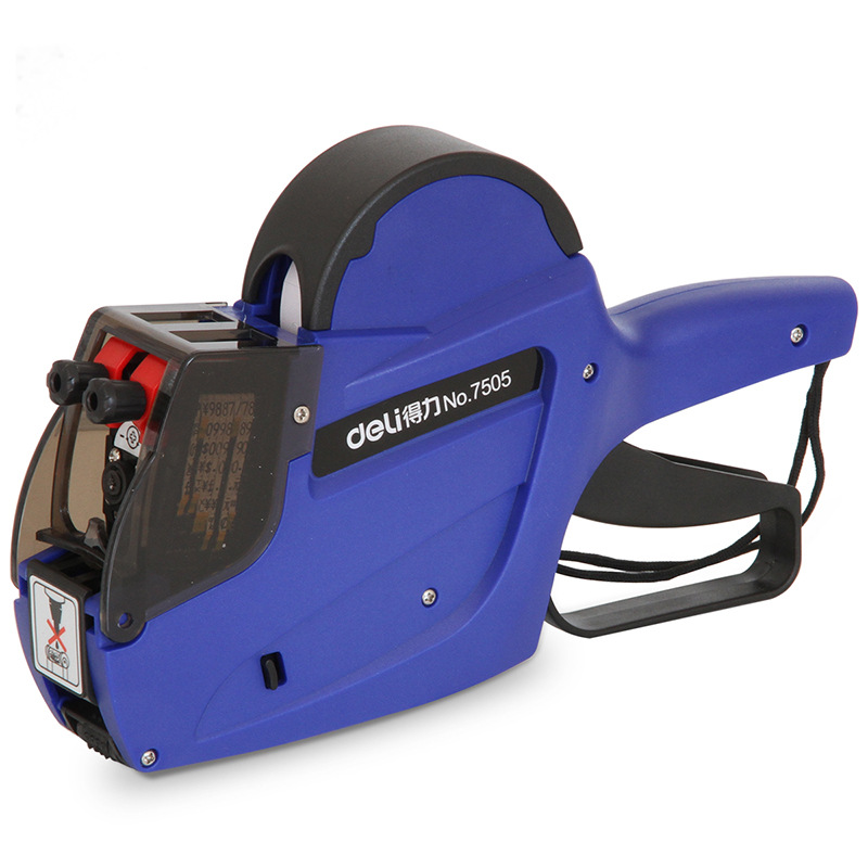 7505 máquina de marcación de precios de doble fila supermercado máquina de marcación de 10 dígitos máquina de marcación de precios