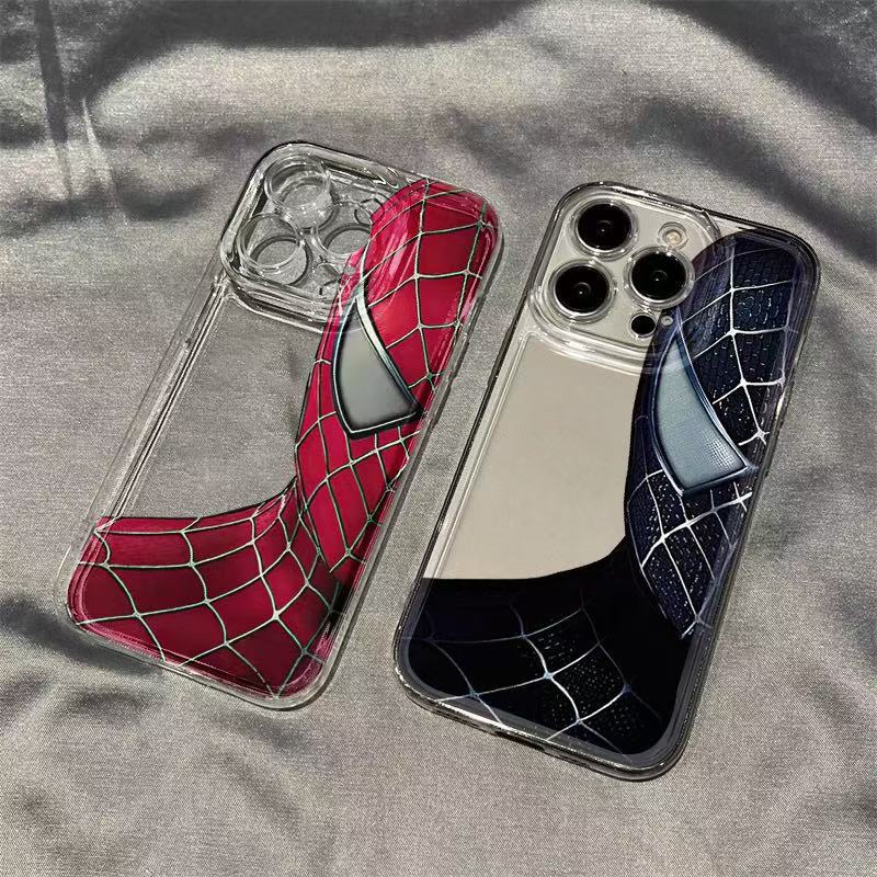 Estilo europeo y americano para iphone16promax funda para teléfono móvil Spider-Man Apple 15 anti-caída 14pro veneno 13/12