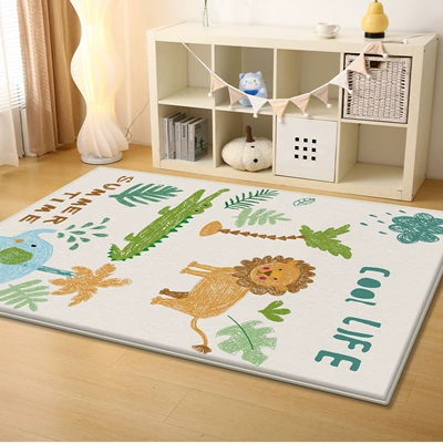 Avtomobil döşəmə paspasları — Mat Bedside Reading Area Carpet - jungle-a-one-piece-of-customization-contact-customer-service-customization-is-not-returnable-or-exchangeable