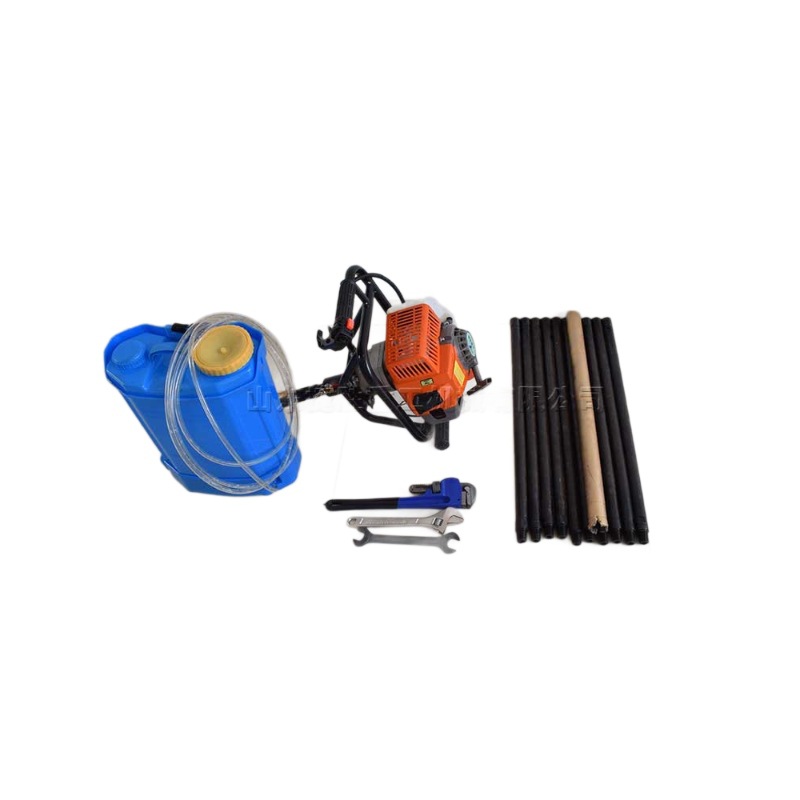 equipo de muestreo de suelo de investigación geológica de campo portátil máquina de perforación de formación de roca de ingeniería de conservación de agua