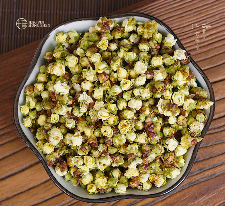 Lü E Mei Dried Flower (Prunus mume) — White Mume Blossom Herbal Tea for Brewing key features