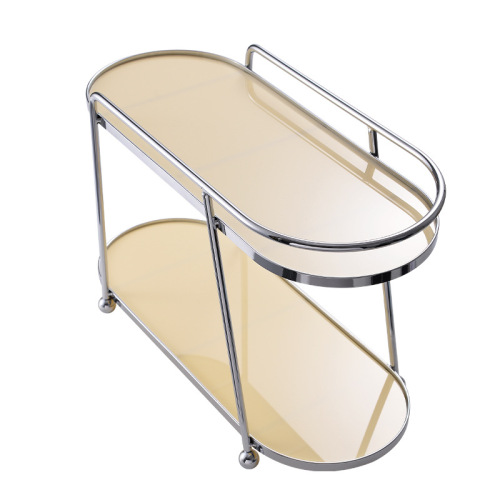 Double-layer desktop storage rack cream acrylic cosmetic water cup holder dressing table kitchen table storage rack