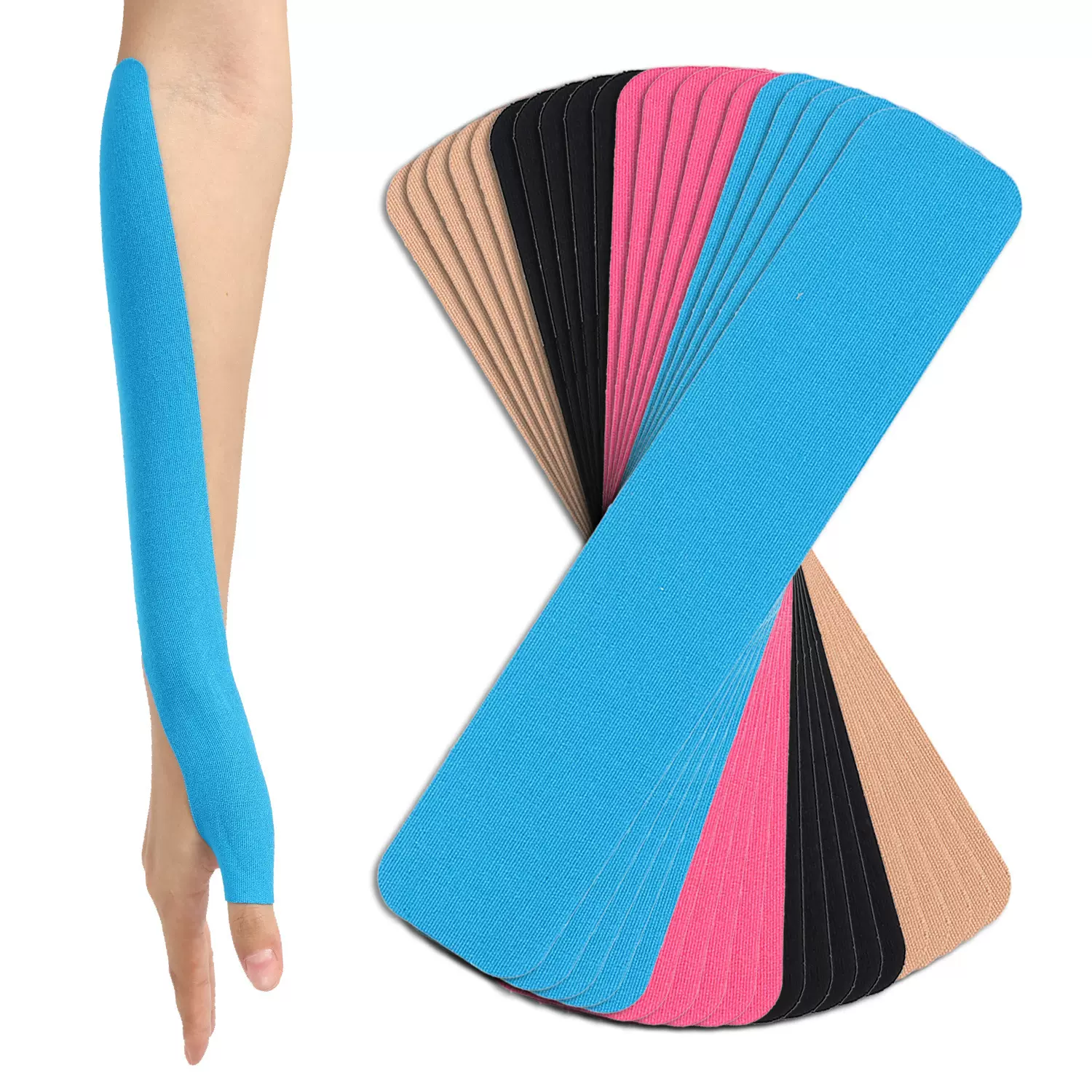 跨境多功能自粘绷带运动肌贴足球跑步手臂健身护膝护肘护腕肌肉贴