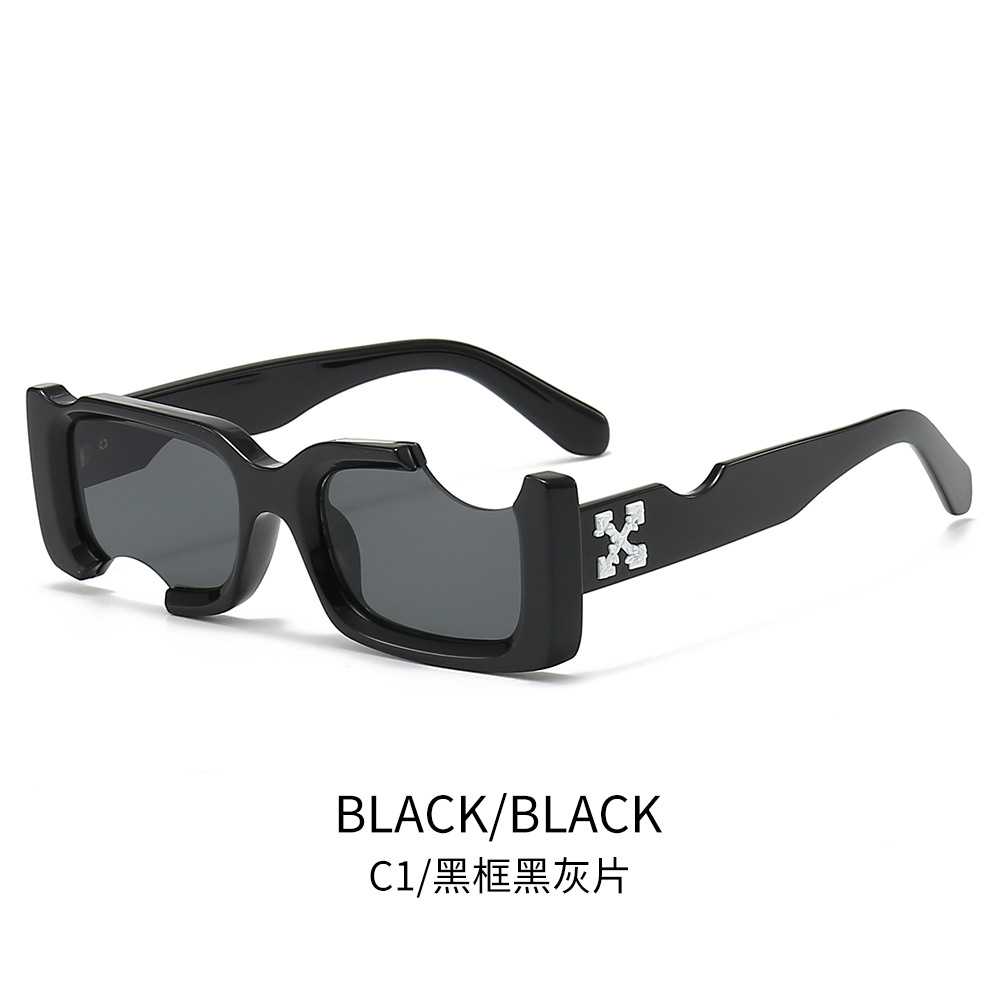 Off-White Meteor Square-Frame Acetate Sunglasses Black Black (C1)