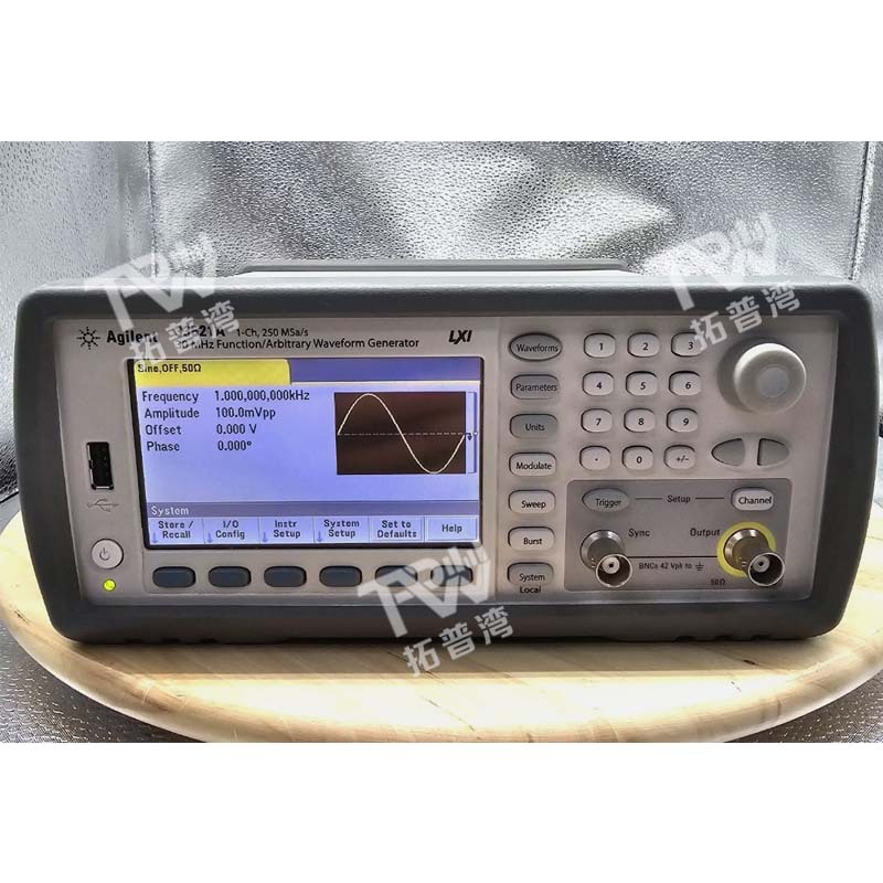 Agilent 安捷伦 33521A 函数/任意波形发生器 30 MHz 单通道