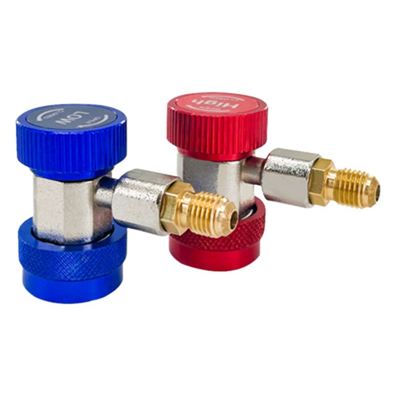 R134A медный быстроразъемный кондиционер снег штекер преобразование разъем автомобиля фторирование быстрый разъем автомобильный Кондиционер инструмент