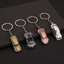锌合金小汽车钥匙扣敞篷车男女创意礼品钥匙链挂件韩国可爱圈环